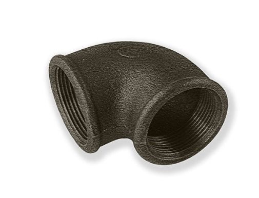 ½ - 3" Black Malleable Iron Hexagon Nipple Fitting