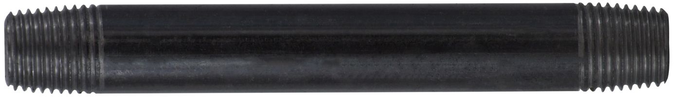 Galvanized black steel pipe nipple 1/4"