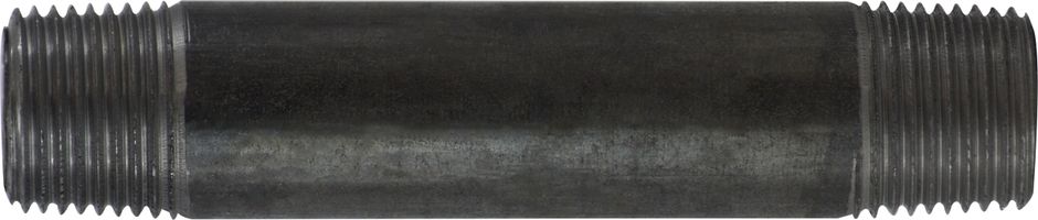 Black Steel Nipple 1/2" Diameter