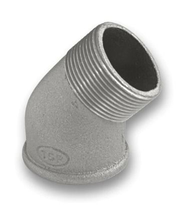 ½ - 2" Galvanized Malleable Iron Male/Female 45° Elbow Fitting